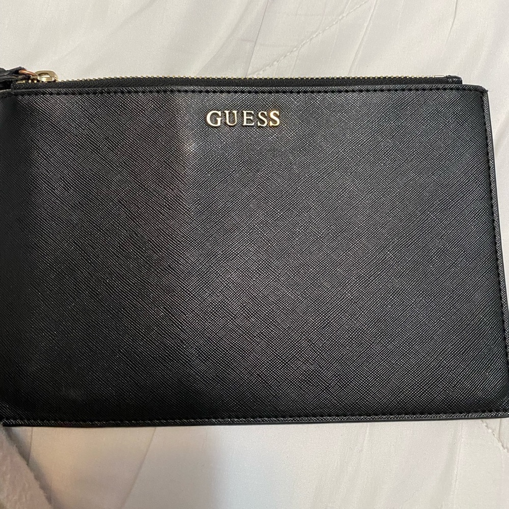 Guess Black Wristlet